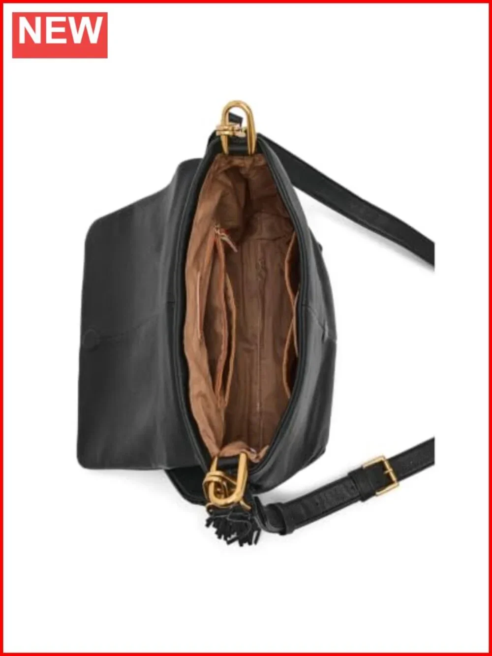 HOBO Harley Convertible Shoulder Leather Bag Floral Studwork